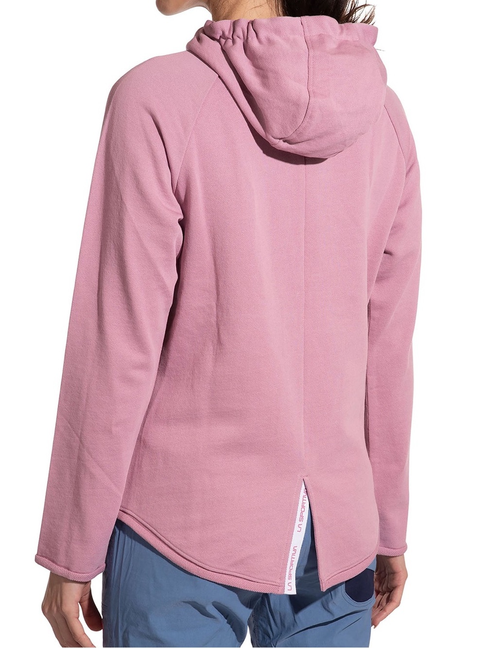 La Sportiva Organic Cotton Telendos Hoodie Pink Size XL Climbing Outdoors - Picture 2 of 6